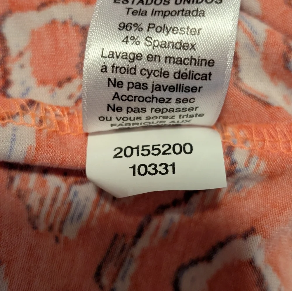 LuLaRoe Dani Maxi Dress XL NWOT Orange White Geometric Tribal Sleeveless Tank - Picture 5 of 9